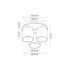 Brooks Round Ceiling Flush 3 Light